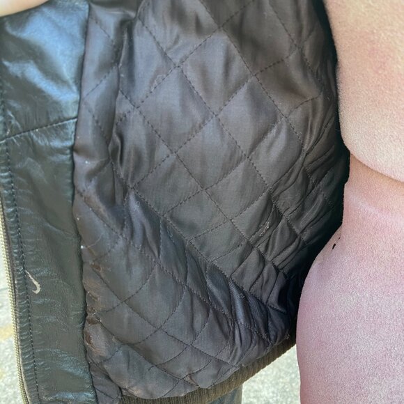 Vintage Leather Jacket Men's 42 - Picture 7 of 8